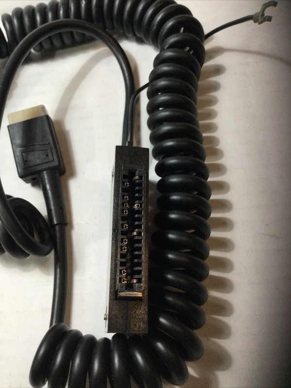 NCR 020-0040-000D Cash Register Control Cable Black 10 Pin Connection NOS gallery