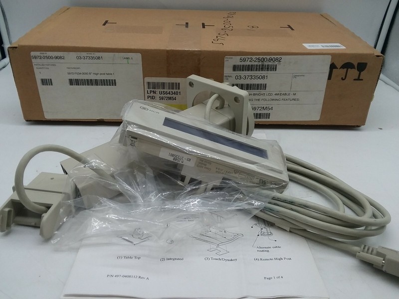 NCR 5972-2500-9082 Customer Display and Pole Mount Kit High-Bright LCD 4M Cable