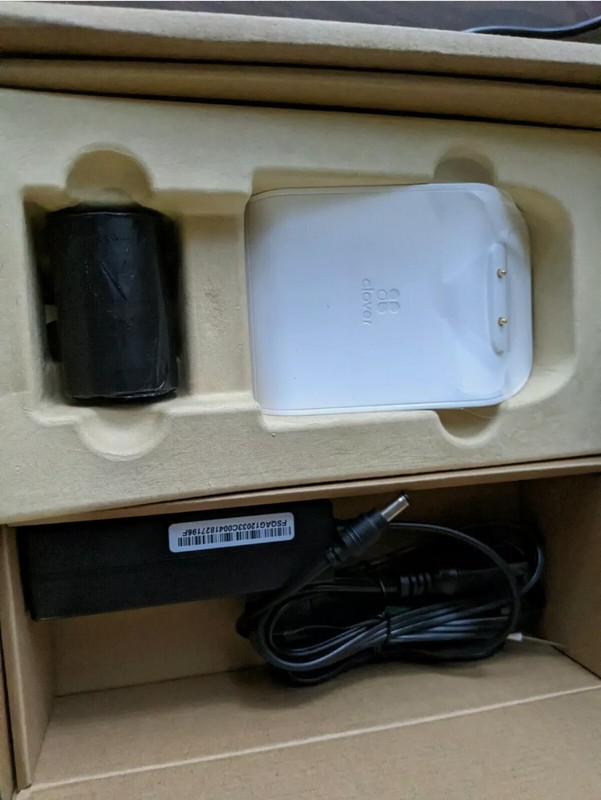 READ Clover Flex POS Point of Sale Complete Portable Charger NEW C403 Wireless gallery