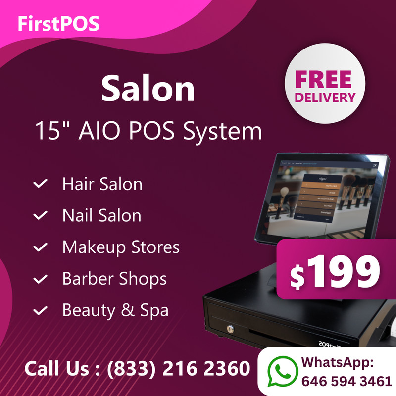 POS, Till System, Cash Register, Receipt Printer for Salon, Retail, Restaurant