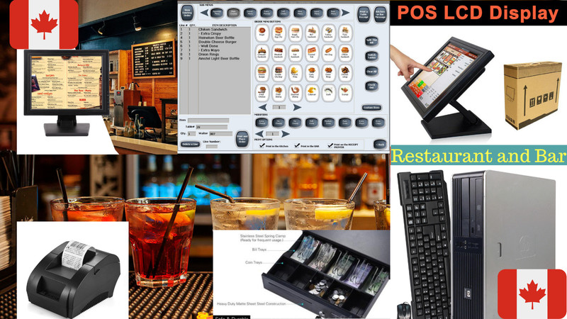 NEW Touch screen POS Point of Sale System Bar Restaurant Retail CANADA