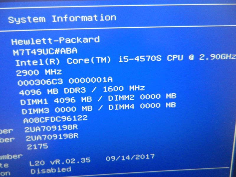 HP RP5 Retail System 5810 CORE i5-4570s @ 2.9Ghz / 4GB / NO HDD - BOOTS TO BIOS gallery