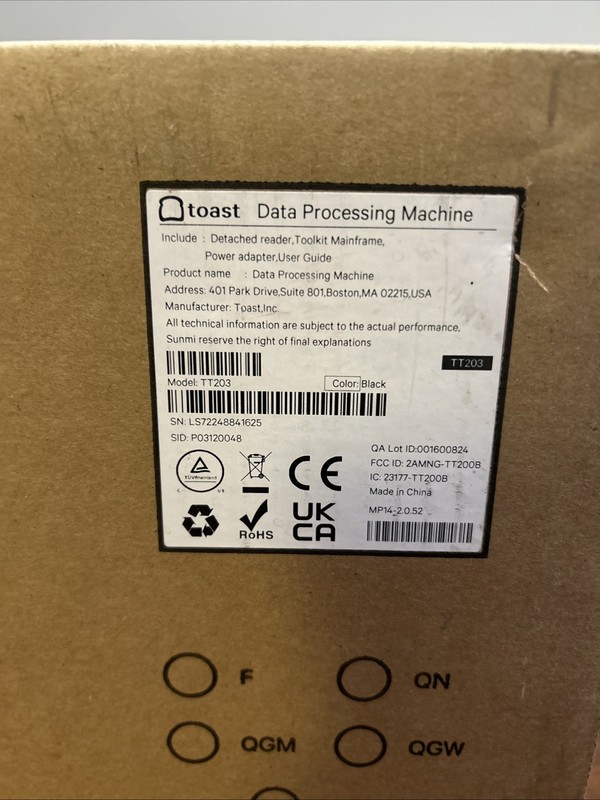 NEW Toast Flex POS Terminal Data Processing System - MPN: TT203 gallery