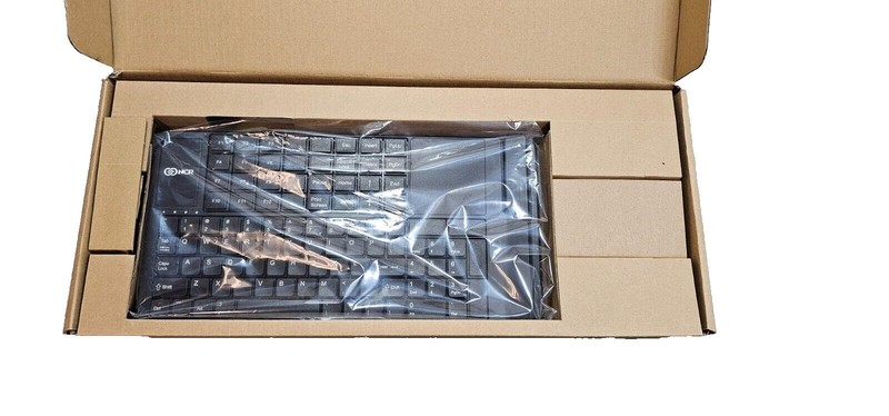 NCR 6932-9622-9090 105 Key RealPOS Keyboard, 3/4 Size, Wired, Retail gallery
