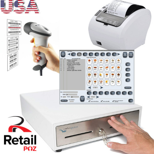 Bundle for JEWELRY STORE POS Point of Sale System Combo Retail WATCHES STORE