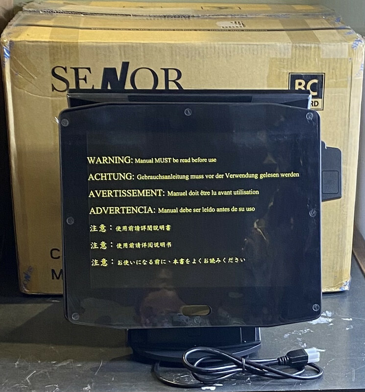 SENOR TECH POS 5SE WP TOUCHSCREEN 15 INCH POS SYSTEM C01 POS5 WP