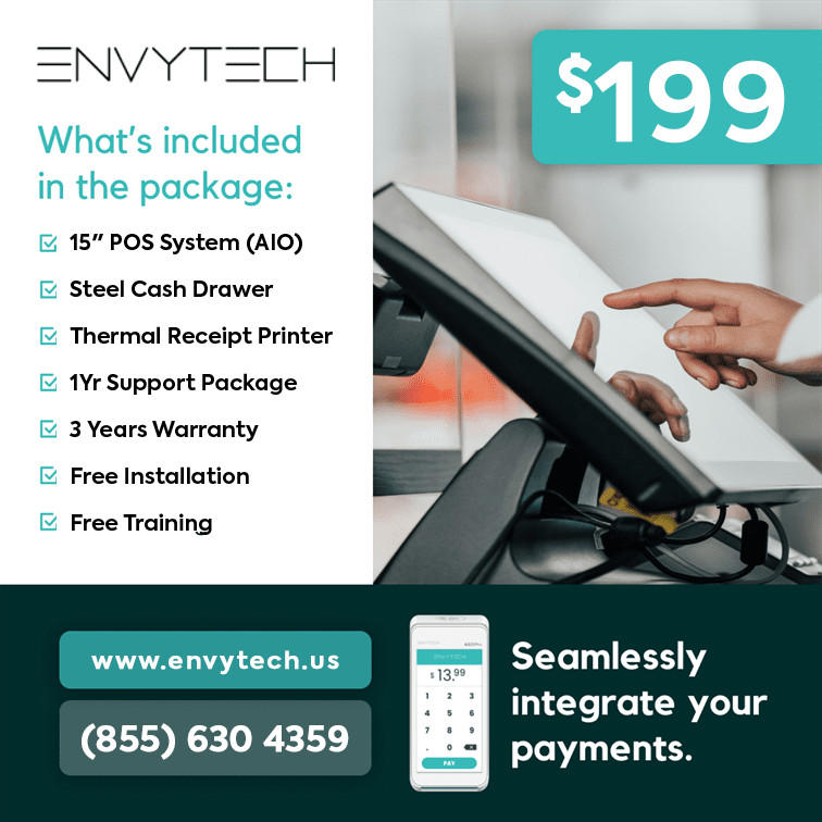 15" Touchscreen POS Cash Register System For Clinics & Dental Office - $199