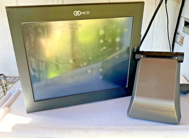 NCR 15″ Touchscreen POS Terminal 7754-XXXX-XXXX Sold As Is