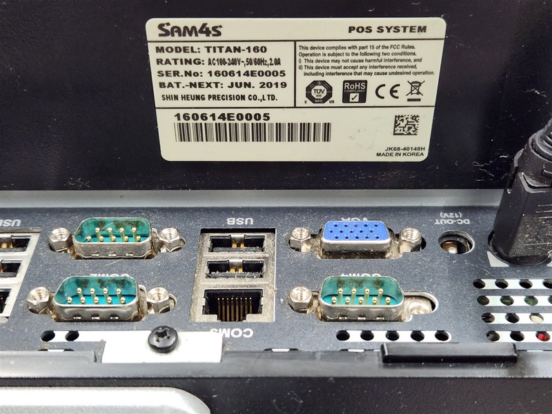 ⭐️⭐️⭐️⭐️⭐️ **DEFECTIVE** Sam4s Titan-160 POS System gallery