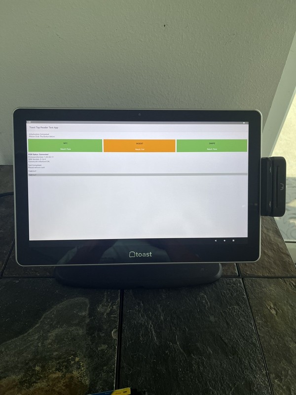 Toast Flex TT200 POS System Single Display w/ Power Supply & Stand FACTORYRESET gallery
