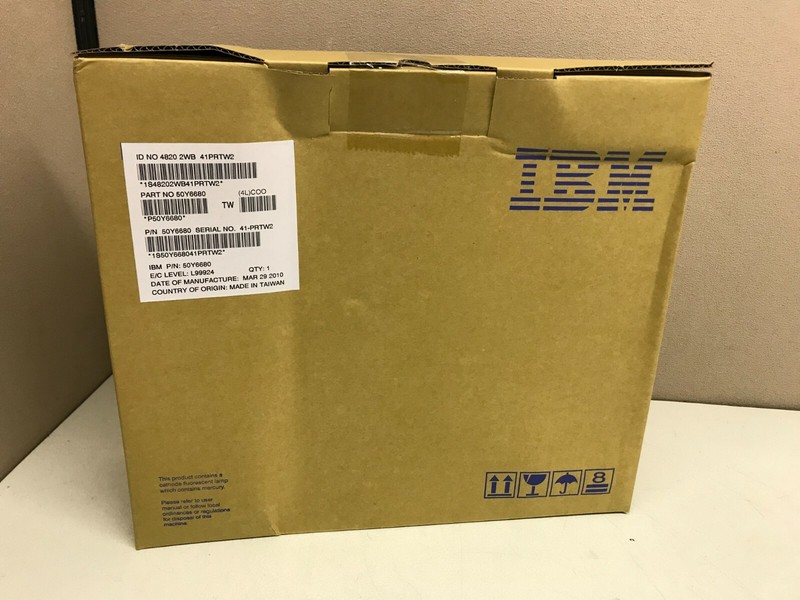NEW IBM 50Y6680 White POS 12″ Touchscreen Monitor Display 4820 2WB SurePoint