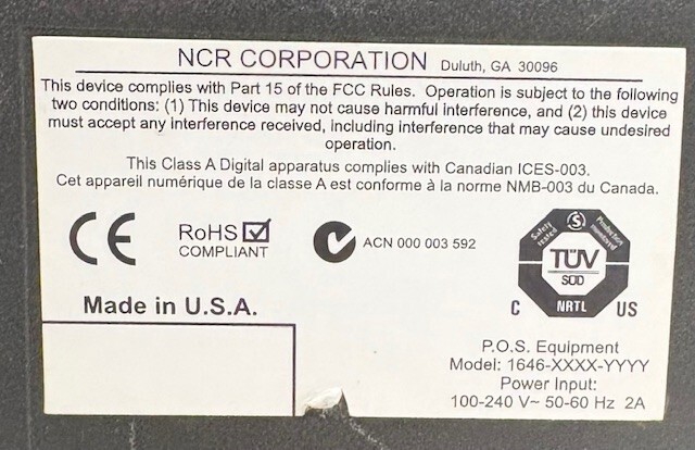NCR 1646-0002-8801 Electronic Payment Controller gallery