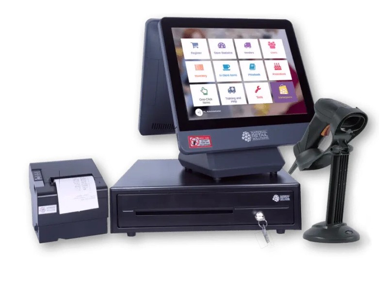 NRS POS System For Retail -Requires Merchant Account Prior to Shipping! gallery