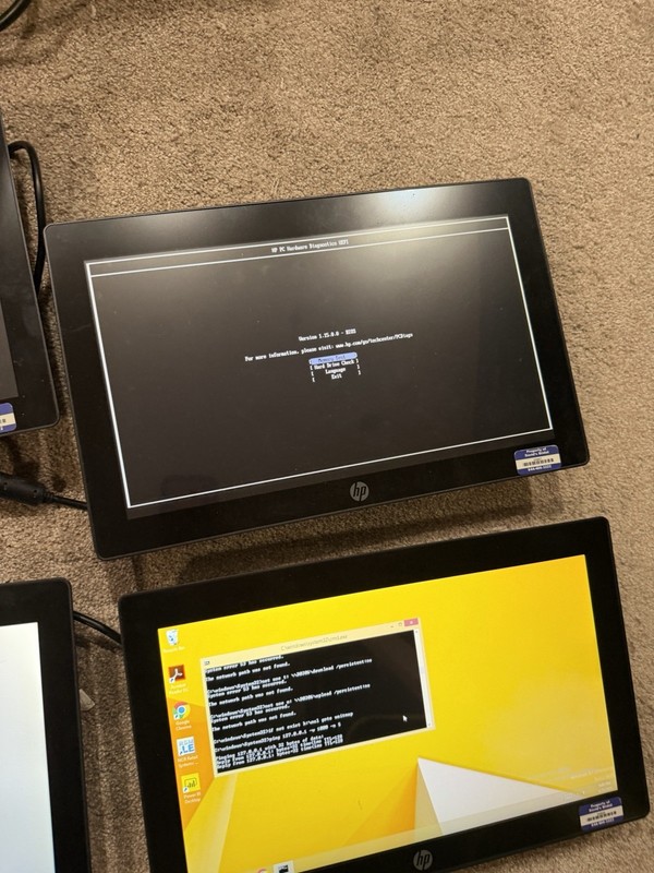 4 X HP RP9 G1 Retail System Model 9015 TOUCHSCREEN POS - Repair Needed gallery