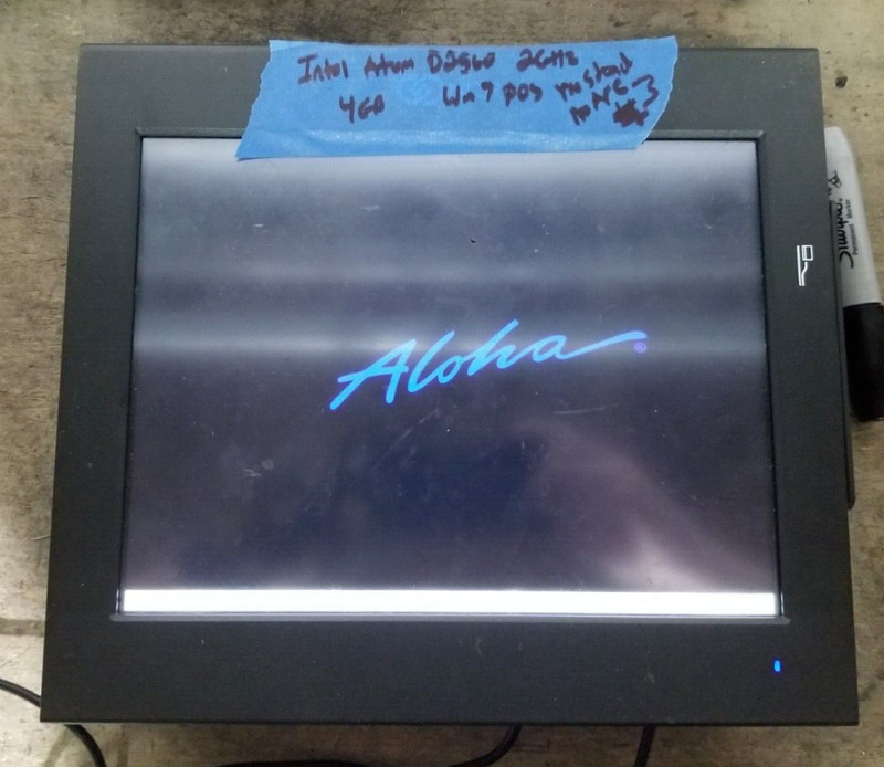 NCR POS Touchscreen 7743-0054-8801 Intel Atom D2560 2.0GHz 4GB DDR3 READ