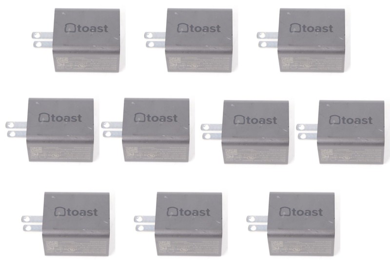 Box of 10 Toast Switching Mode Power Adapters 5.0V (New Out of Box)