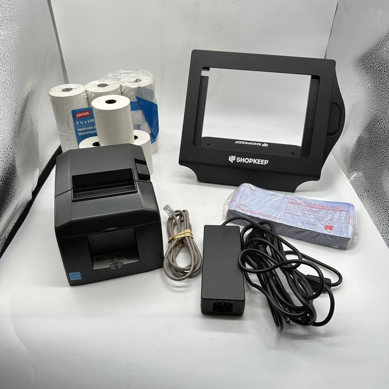 SHOPKEEP POS Station IPAD (lighting port) Holder Star TSP Receipt Printer