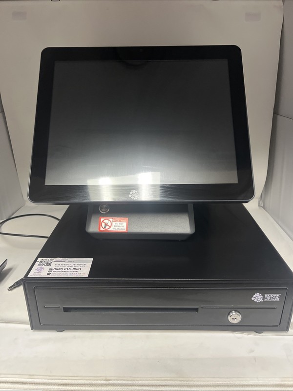 NATIONAL RETAIL SOLUTIONS 1500U CASH REGISTER POS SYSTEM BUNDLE i500 RP326U gallery