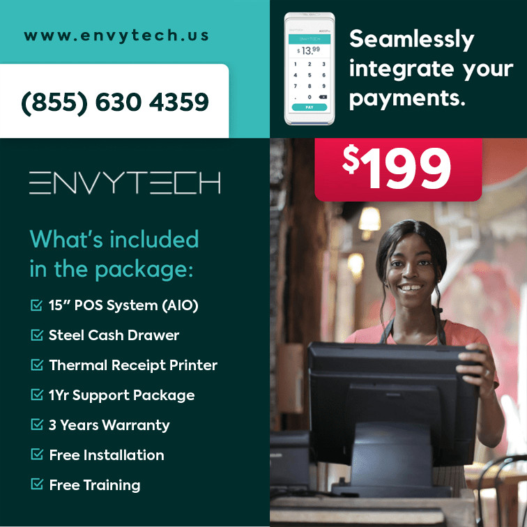 ALL IN ONE Touchscreen POS System - $199 - Restaurant | Salons | Drugstore