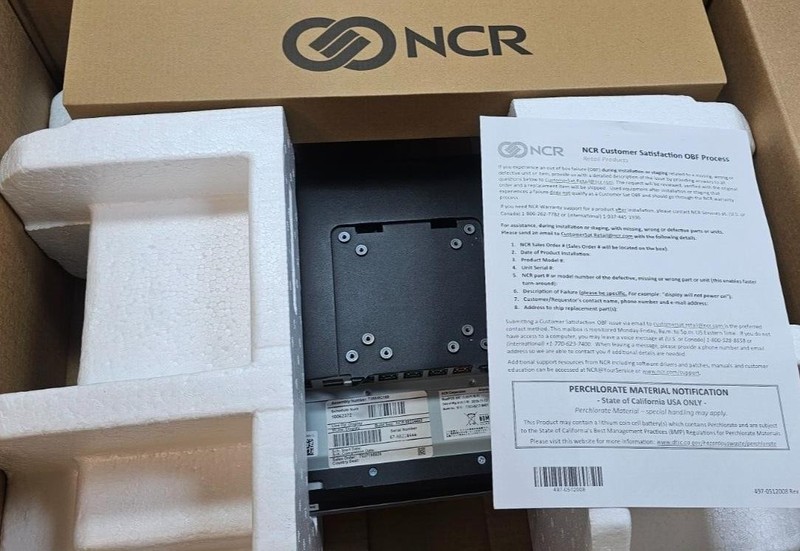 New NCR XR7 Plus 15" POS Touchscreen Terminal, 2.3Ghz, 8GB/120GB SSD, No OS gallery