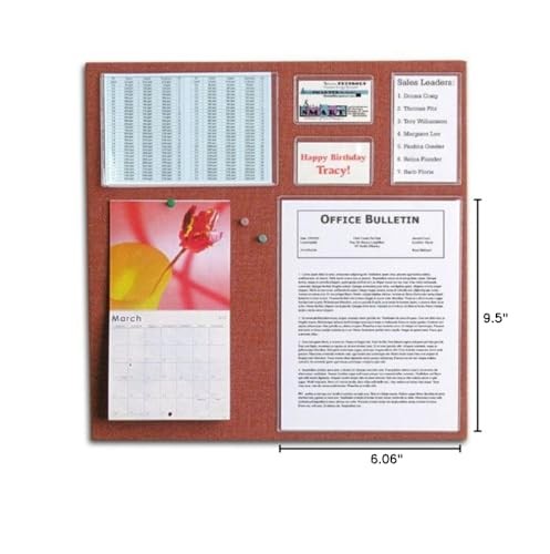StoreSMART Peel & Stick Pocket 6" x 9.5" Open Short Side 25-Pack Clear Vinyl gallery