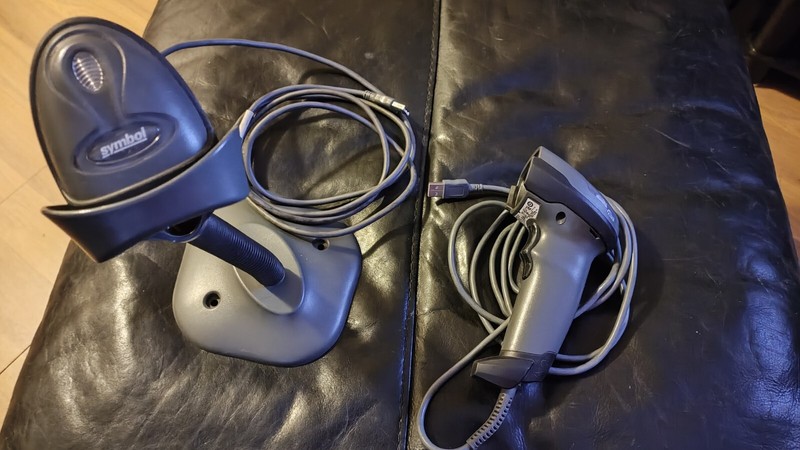 Symbol LS2208 And DS4308 Bar Code Scanner With Stand gallery