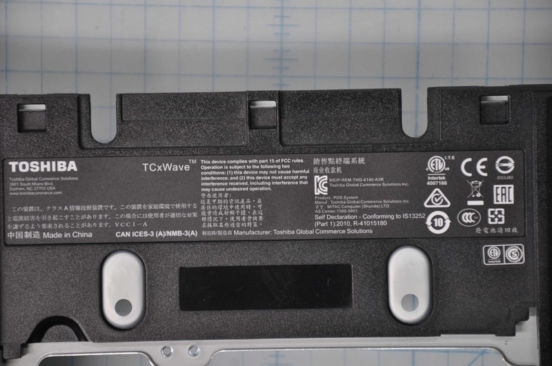 TOSHIBA TcxWave Rear Cover Grade C 00JA143 gallery
