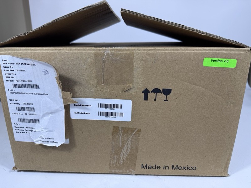 NCR RealPOS XR8 Terminal, Core I3, 16GB 240GB SSD HDD Windows 10 7607-2300-8801 gallery
