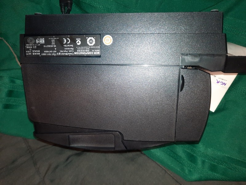 NCR 7702 Receipt Printer ~ POS ~ Model 7167-7011 ~ Powers On ~ w/ Cable ~~ R719 gallery