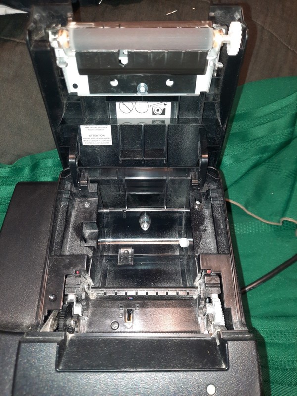 NCR 7702 Receipt Printer ~ POS ~ Model 7167-7011 ~ Powers On ~ w/ Cable ~~ R719 gallery